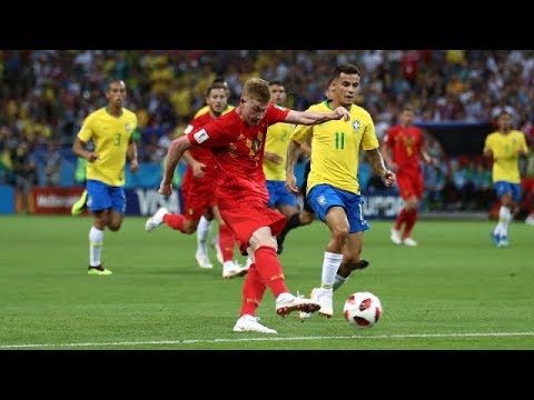 GOAL Kevin de Bruyne !!!! BRA vs BEL - Tor zum 2-0 FIFA WM 2018