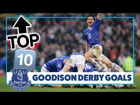 TOP 10 MERSEYSIDE DERBY GOALS AT GOODISON! | CAHILL, LUKAKU, ARTETA
