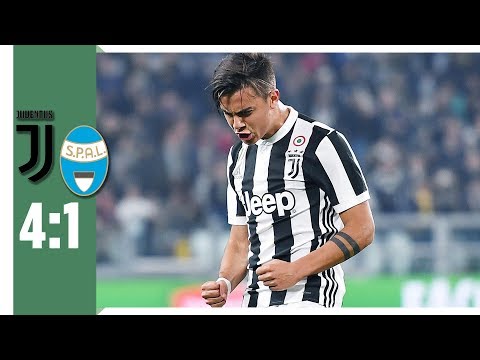 Juventus Turin - SPAL Ferrara 4:1 / Dybala mit dem perfekten Freistoß-Tor