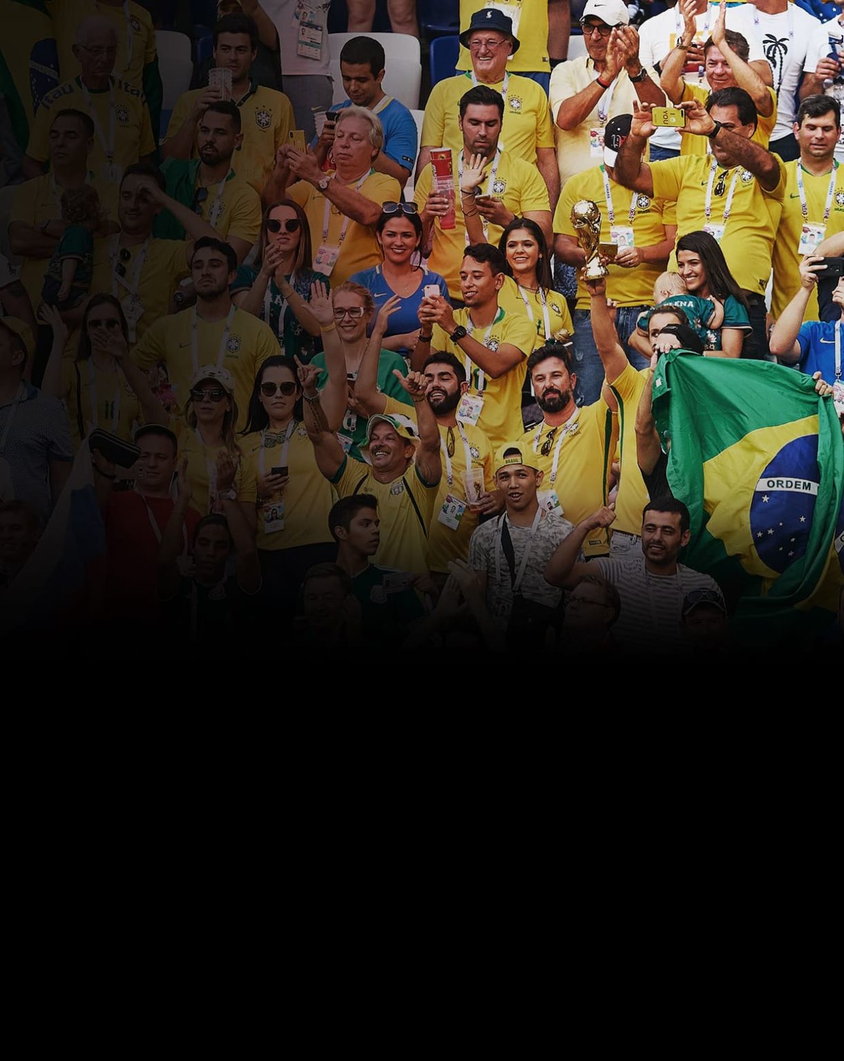 Brasilien-Fans-Mobile