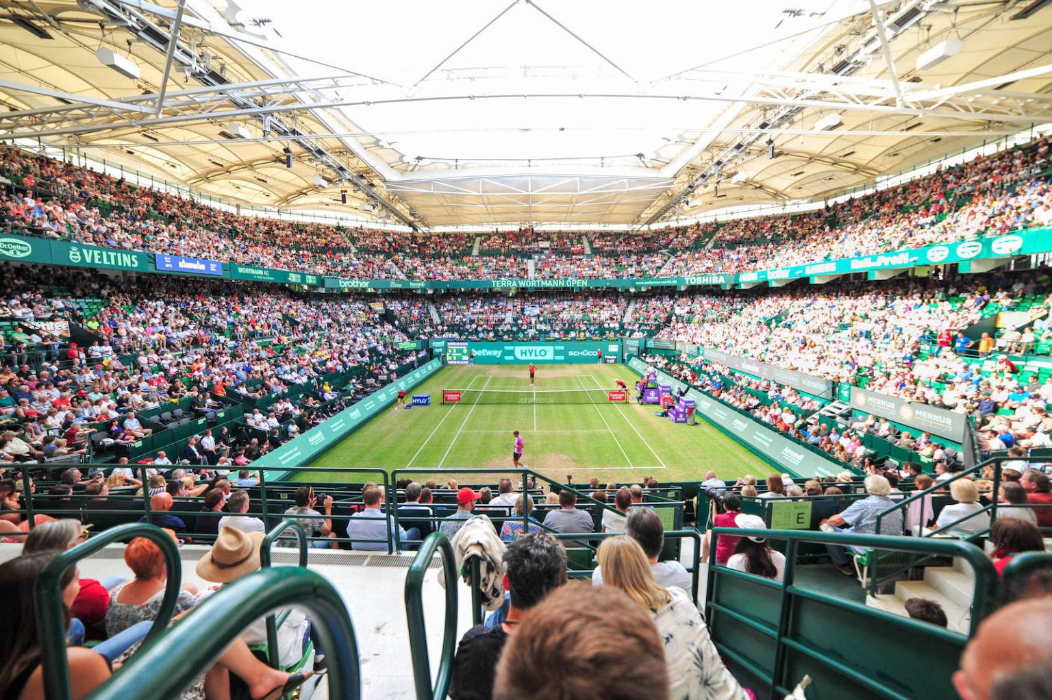 tennis halle heute im tv