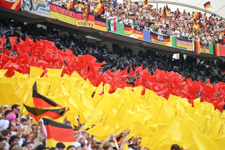 Deutschland-DFB-Fans vor dem Achtelfinale gegen Dänemark