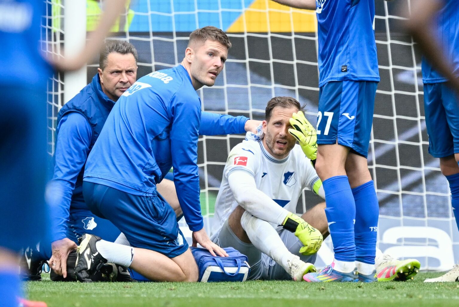 Hoffenheims Torwart Oliver Baumann nach dem Dortmunder Siegtor.