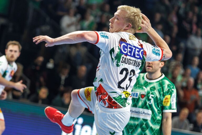 Magnus Saugstrup war mit sieben Treffern bester SCM-Schütze gegen die Löwen