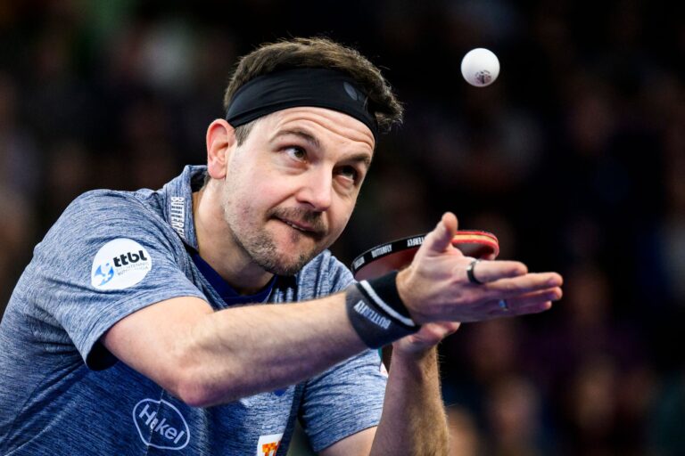 In Aktion: Tischtennis-Star Timo Boll.