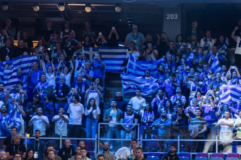 Basketball-Griechenland-Fans
