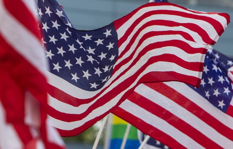 USA-Flagge-Fans