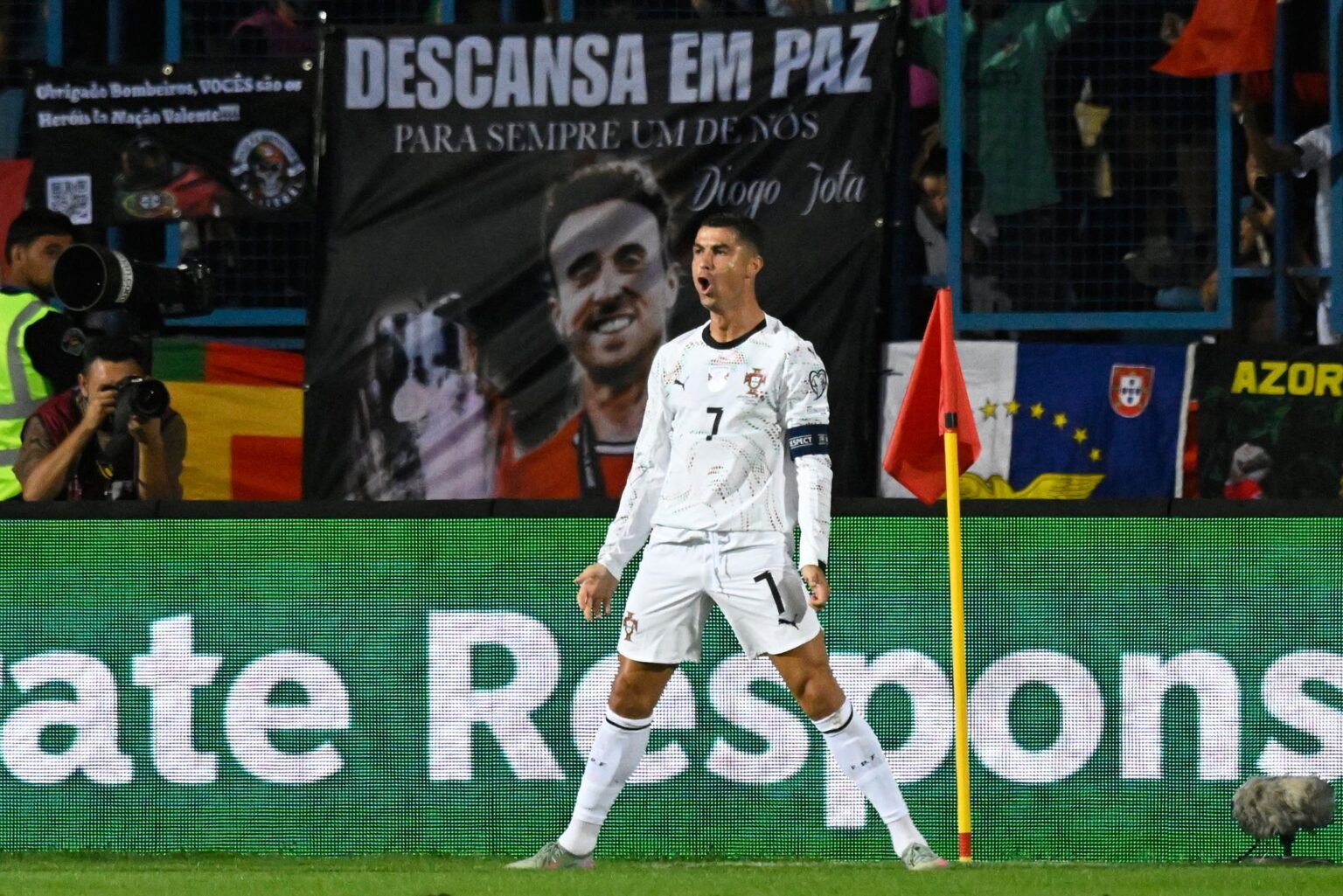 Cristiano Ronaldo widmete sein 139. Tor im Nationaltrikot Diogo Jota
