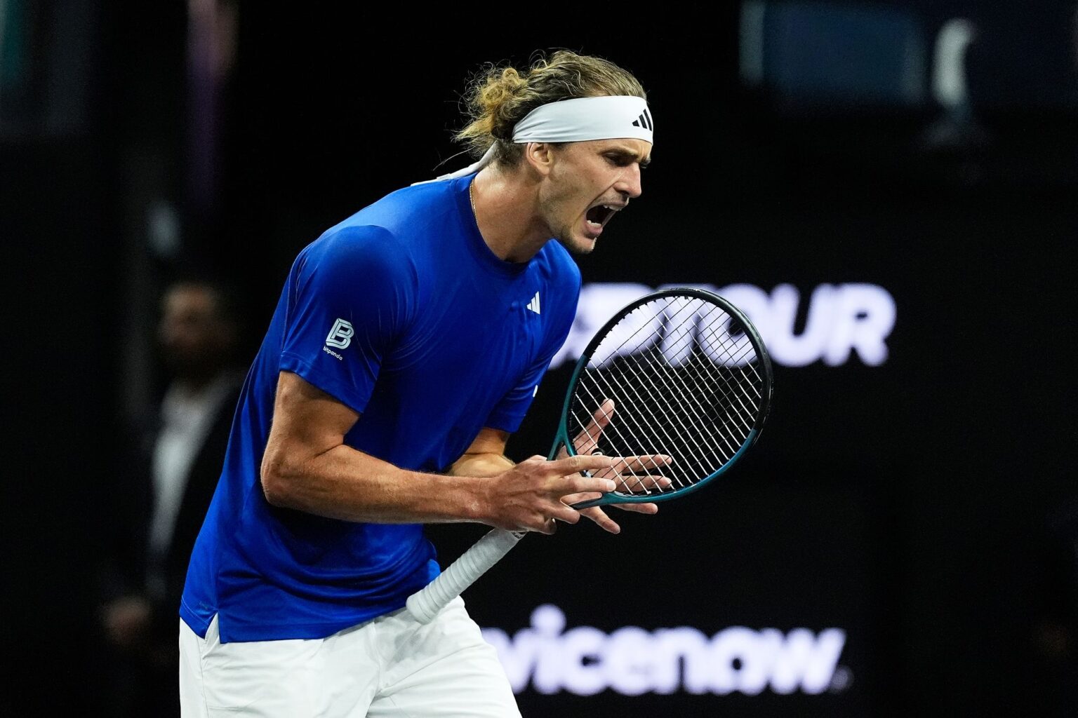 Alexander Zverev verzweifelte am zweiten Tag beim Laver Cup am Australier Alex de Minaur.