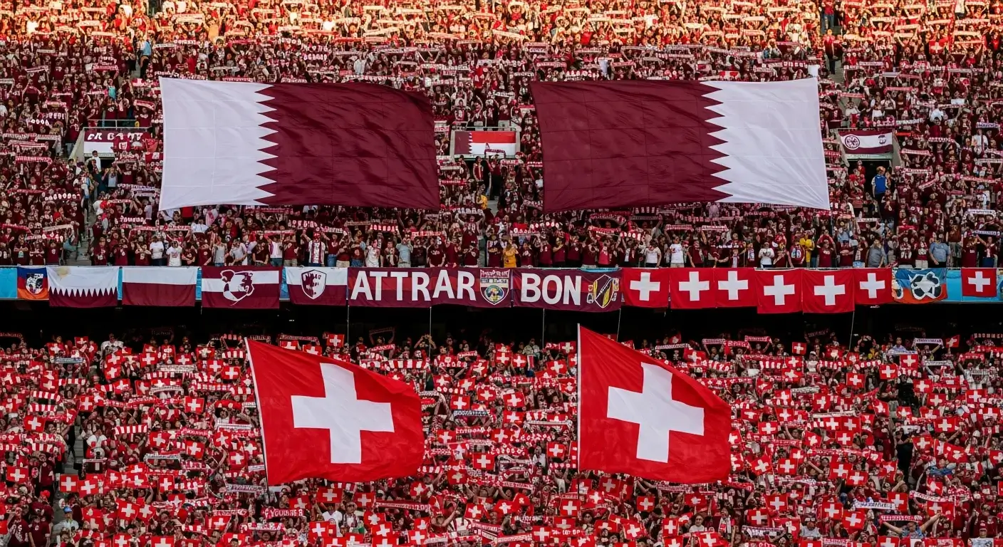Katar - Schweiz fans