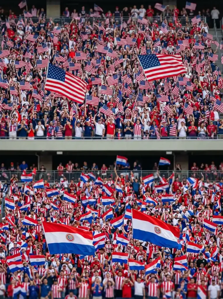 USA-Paraguay-Fans