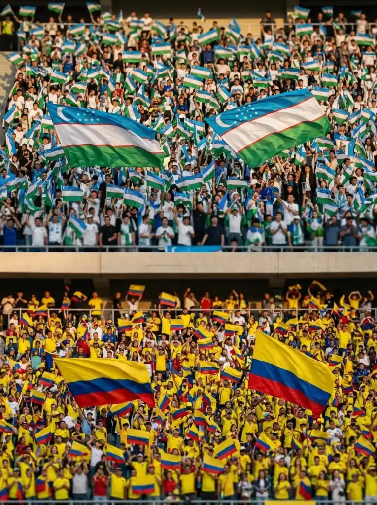 Usbekistan - Kolumbien