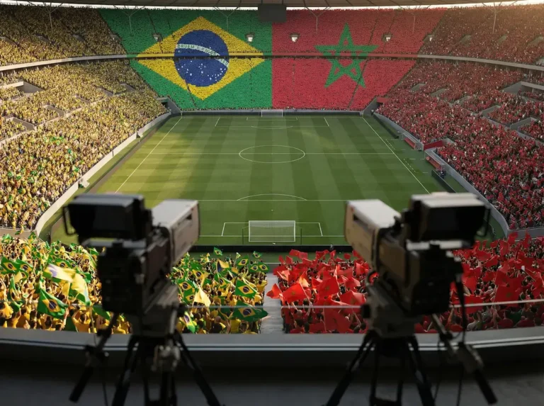 Brasilien-Marokko-TV