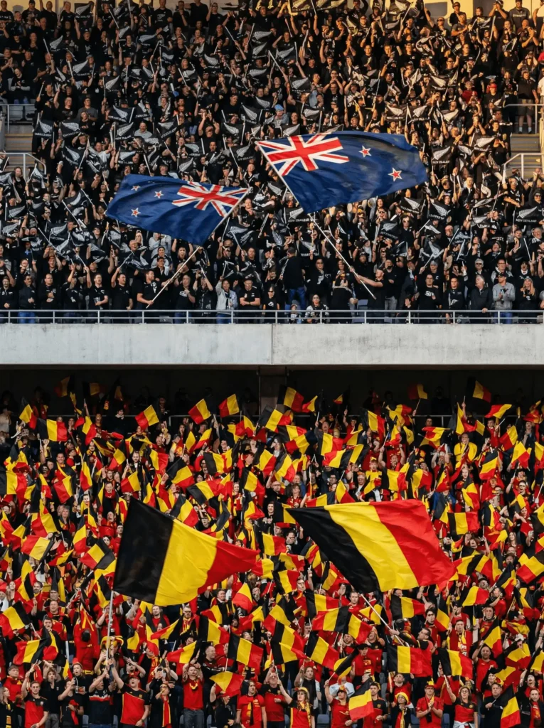 Neuseeland-Belgien-Mobile