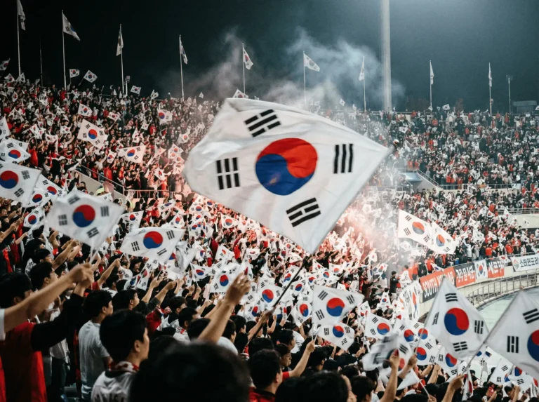 Südkorea-Fans