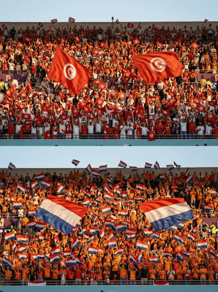 Tunesien-Niederlande-Mobile