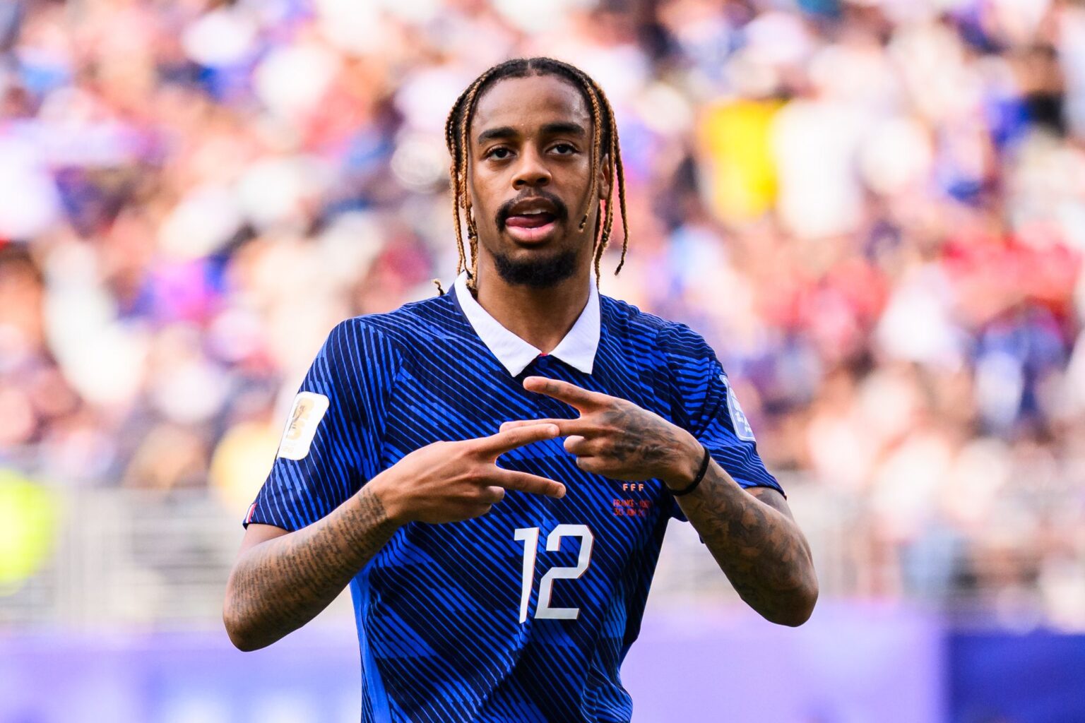 Bradley Barcola war bei der Fußball-Weltmeisterschaft 2026 für Frankreich im Einsatz. (Archivbild)