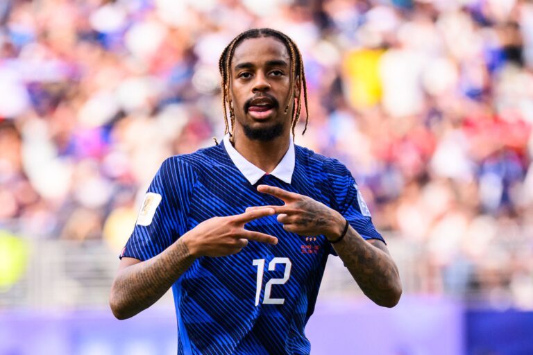 Bradley Barcola war bei der Fußball-Weltmeisterschaft 2026 für Frankreich im Einsatz. (Archivbild)