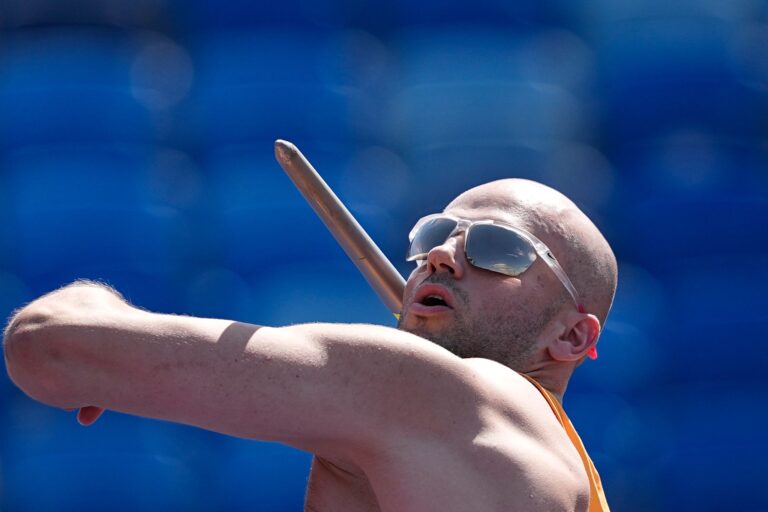 Julian Weber genügte in der EM-Qualifikation ein Versuch, um das Speerwurf-Finale zu erreichen.