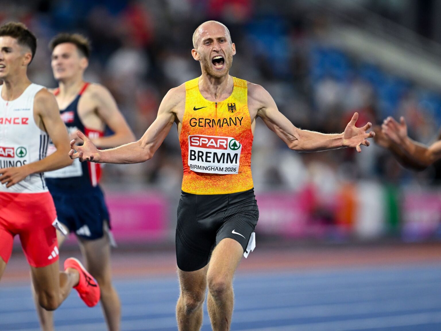 Florian Bremm stürmte über 5.000 Meter zu EM-Silber.