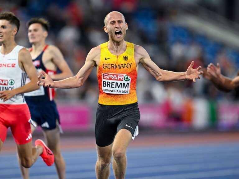 Florian Bremm stürmte über 5.000 Meter zu EM-Silber.