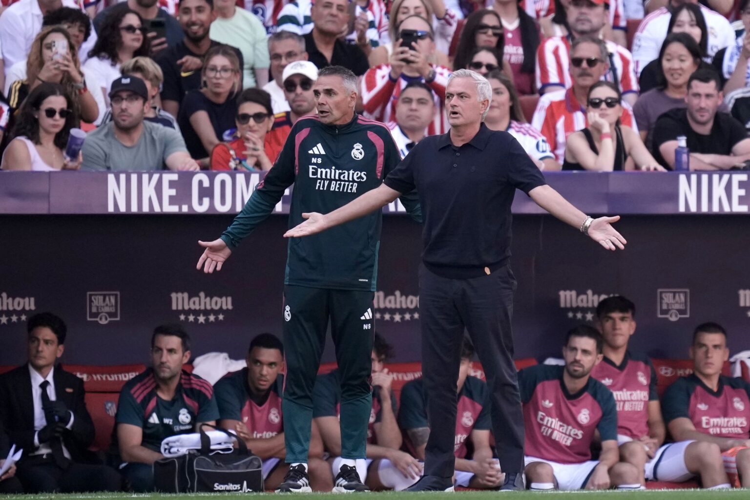 José Mourinho verlor mit Real Madrid am Sonntag das Stadtderby bei Atlético.