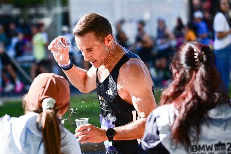 Kai Pflaume war einer der prominenten Teilnehmer beim Berlin-Marathon.