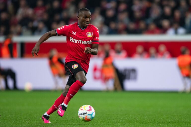 Kehrt nach 2023 zurück zu Bayer Leverkusen: Moussa Diaby. (Archivbild)