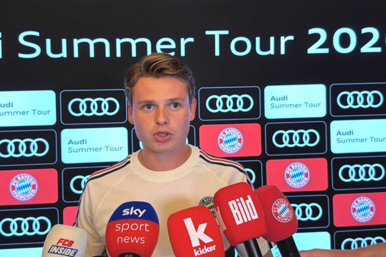 Wird nach Ansicht von Vincent Kompany irgendwann die Nummer 1 im DFB-Tor: Jonas Urbig. (Archivild)