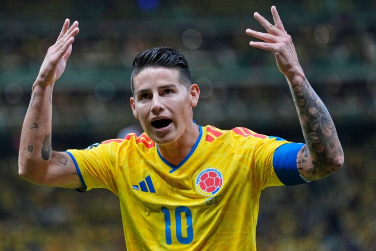 James Rodríguez beendet nach 131 Einsätzen seine Karriere in der kolumbianischen Nationalmannschaft. (Archivbild)
