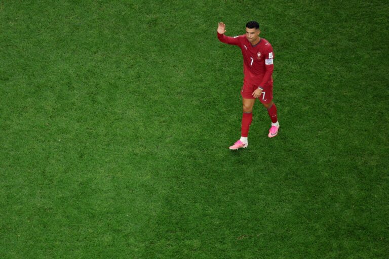 Cristiano Ronaldo nach Portugals WM-Aus gegen Spanien.