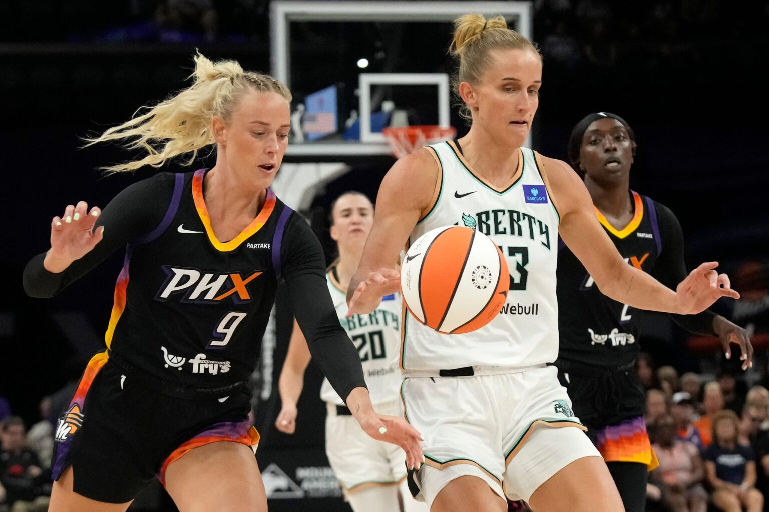Leonie Fiebich und die New York Liberty verloren das letzte Hauptrundenspiel. (Archiv-Foto)