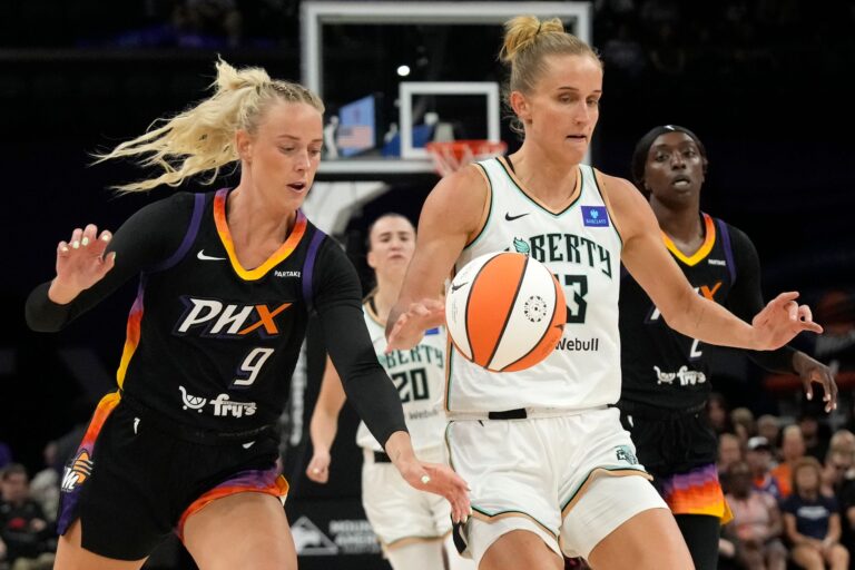 Leonie Fiebich und die New York Liberty verloren das letzte Hauptrundenspiel. (Archiv-Foto)