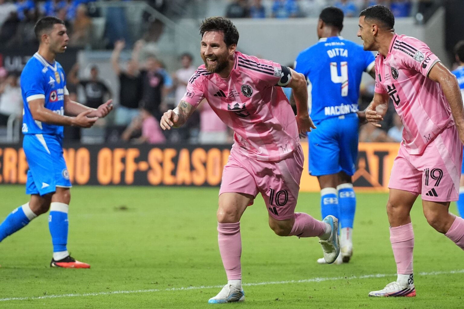 Lionel Messi hat zum 100. Mal für Inter Miami getroffen.