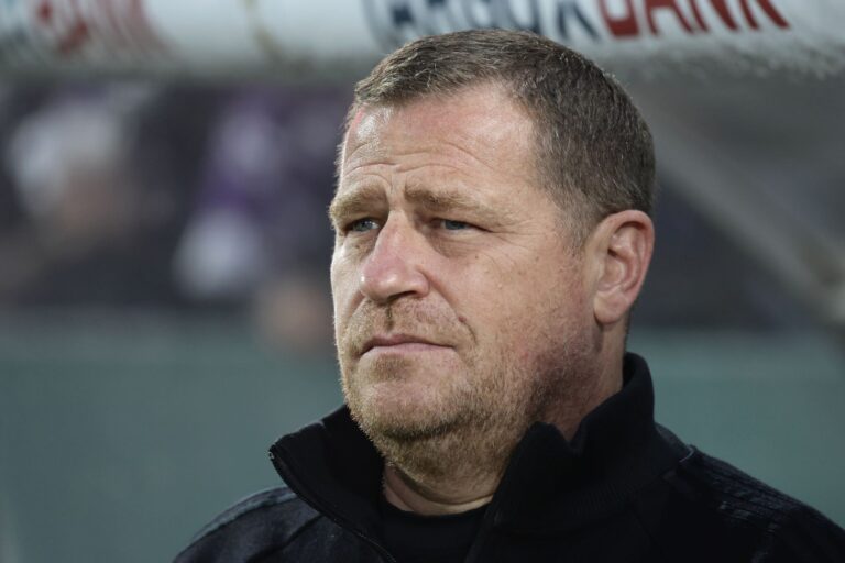Max Eberl sieht den FC Bayern trotz der finanzkräftigen Konkurrenz aus England gut aufgestellt. (Archivbild)