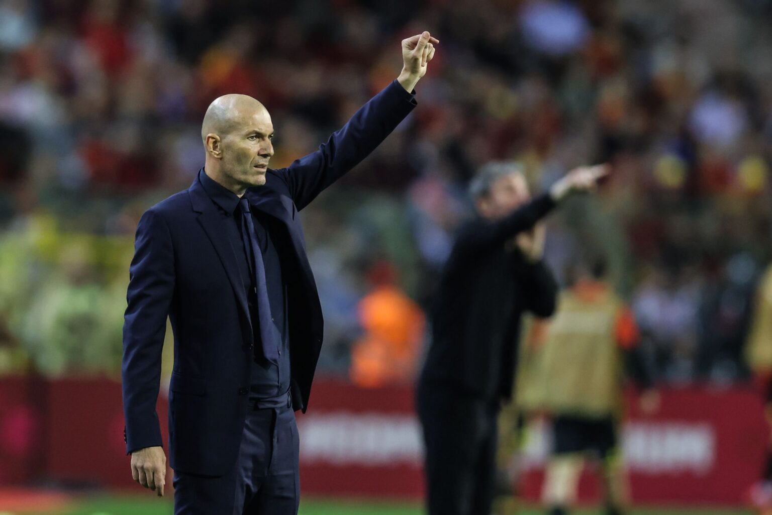 Durfte am Ende frenetisch jubeln: Zinédine Zidane.