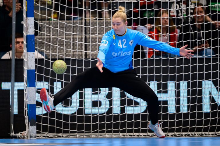 Torfrau Katharina Filter war ein starker Rückhalt der DHB-Auswahl. (Archivbild)