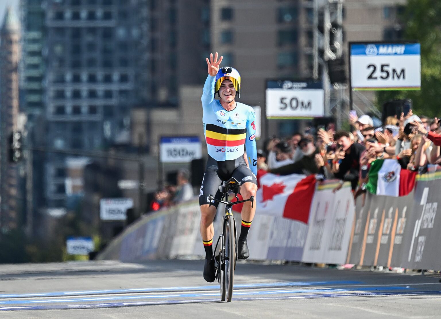 Remco Evenepoel ist im Zeitfahren nicht zu schlagen.