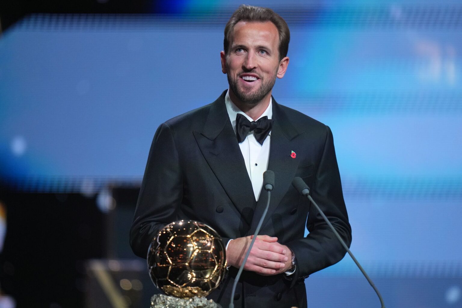 Gewinner des Ballon d'Or: Bayern-Stürmer Harry Kane.