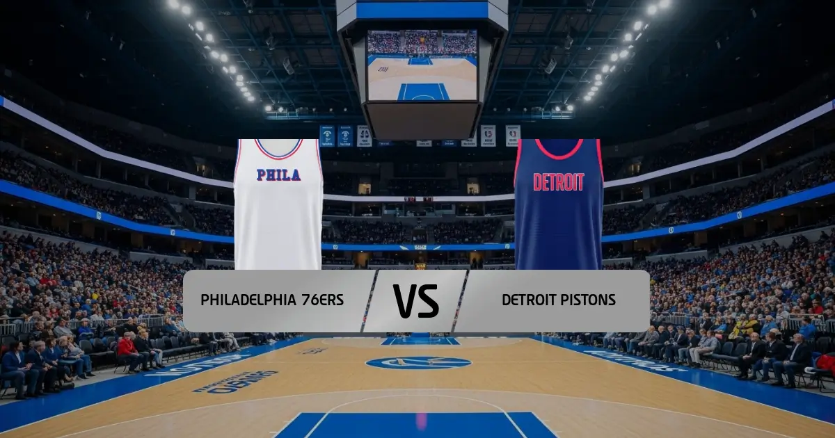 Philadelphia 76ers - Detroit Pistons