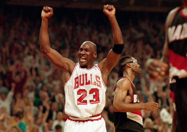 Die legendäre 23: Michael Jordan. (Archivbild)