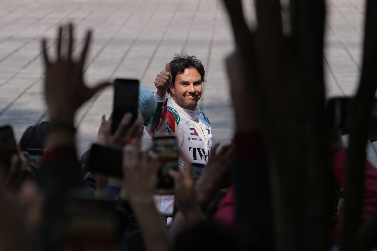 Er wurde von seinen Landsleuten gefeiert: Sergio Pérez vor seinem 300. Grand Prix.