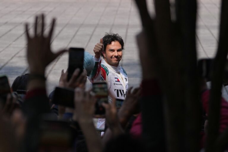 Er wurde von seinen Landsleuten gefeiert: Sergio Pérez vor seinem 300. Grand Prix.