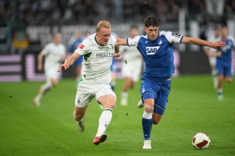 Im Duell der beiden Bundesliga-Tabellenletzten lieferten sich Borussia Mönchengladbach und die TSG Hoffenheim eine umkämpfte Partie.