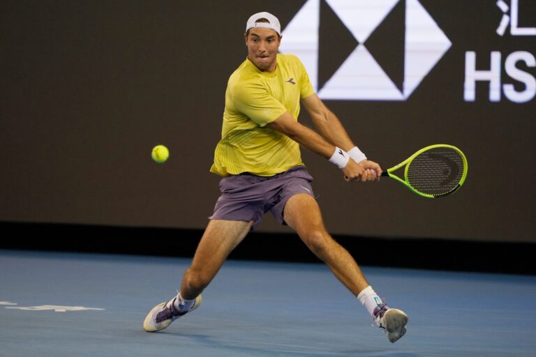Jan-Lennard Struff steht im Finale von Brüssel. (Archivfoto)