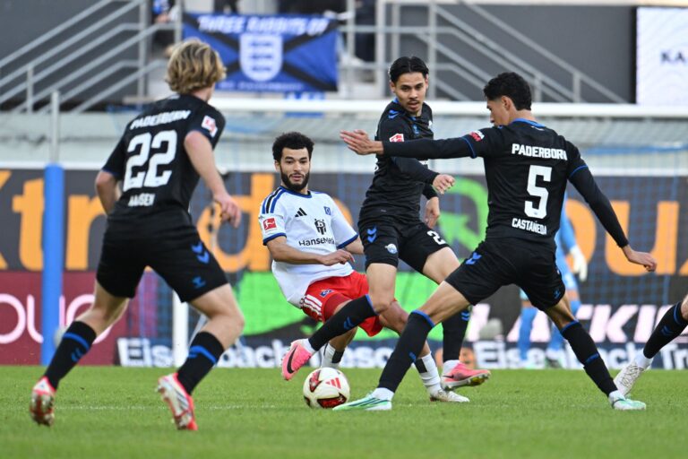 Umkämpftes Spiel mit knappem Sieger: Paderborn bezwingt den HSV.